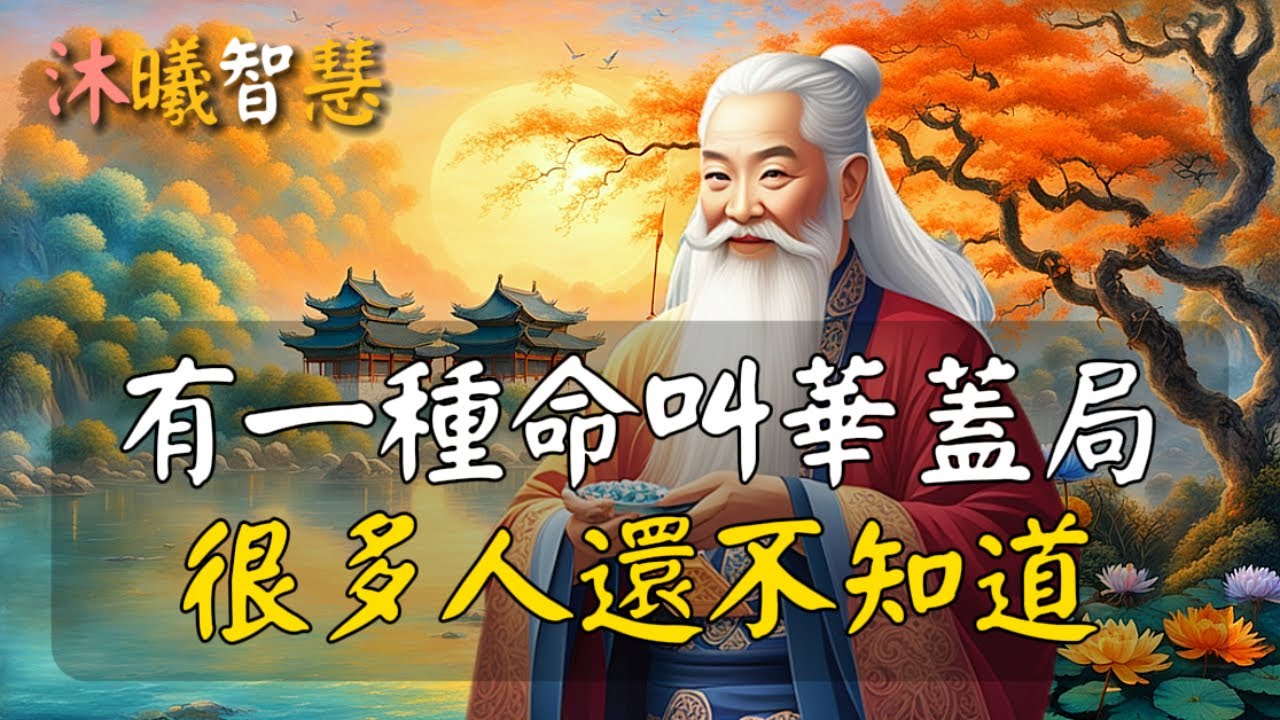 有一種命叫華蓋局，很多人還不知道！歷盡坎坷卻大器晚成！#沐曦智慧 #11z24