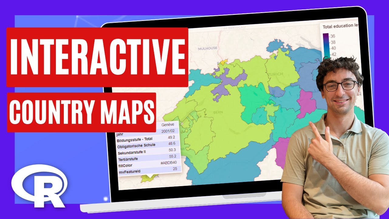 How to Create Interactive Maps for any Country using R