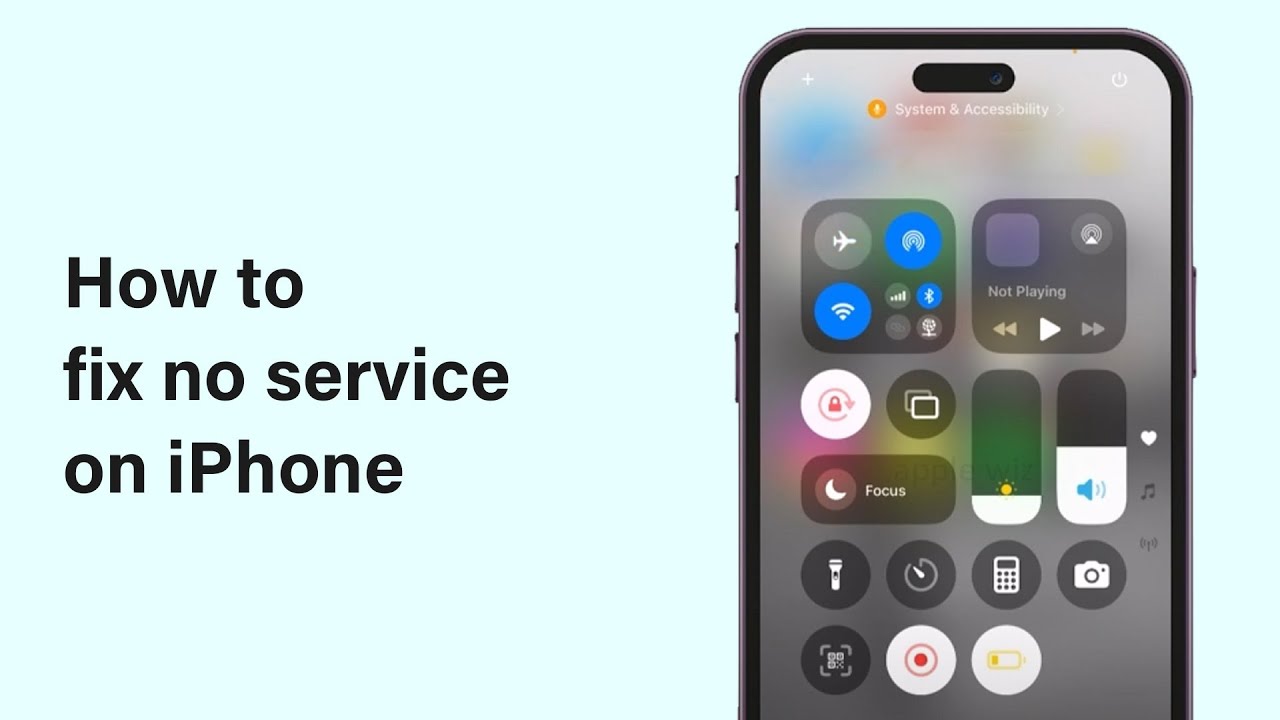 How To Fix No Service On iPhone 2025 | Resolve iPhone No Service Issue