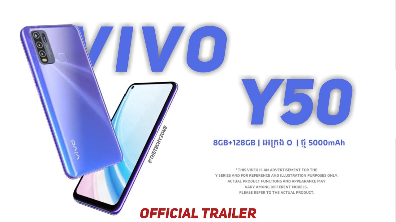VIVO Y50 Trailer Introduction Official Video HD | Official Trailer| Here On TheTechyZone 🤞🤞