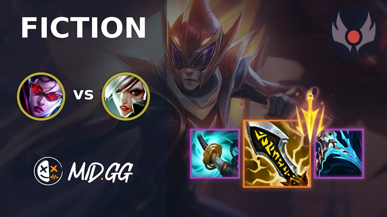MID.GG: [ fiction ] Vayne MID vs Riven | NA GRANDMASTER | LOL Season 2026