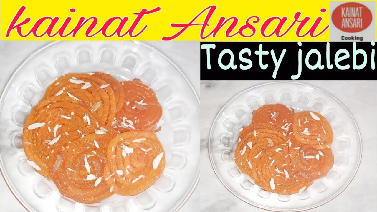Mouthwatering instant jalebi recipe by Kainat Ansari / crispy and easy jalebi || Kainat Ansari