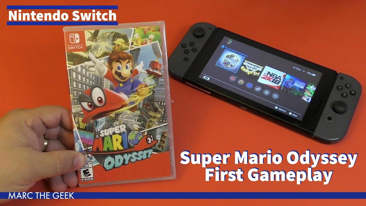 Nintendo Switch: Super Mario Odyssey First Gameplay