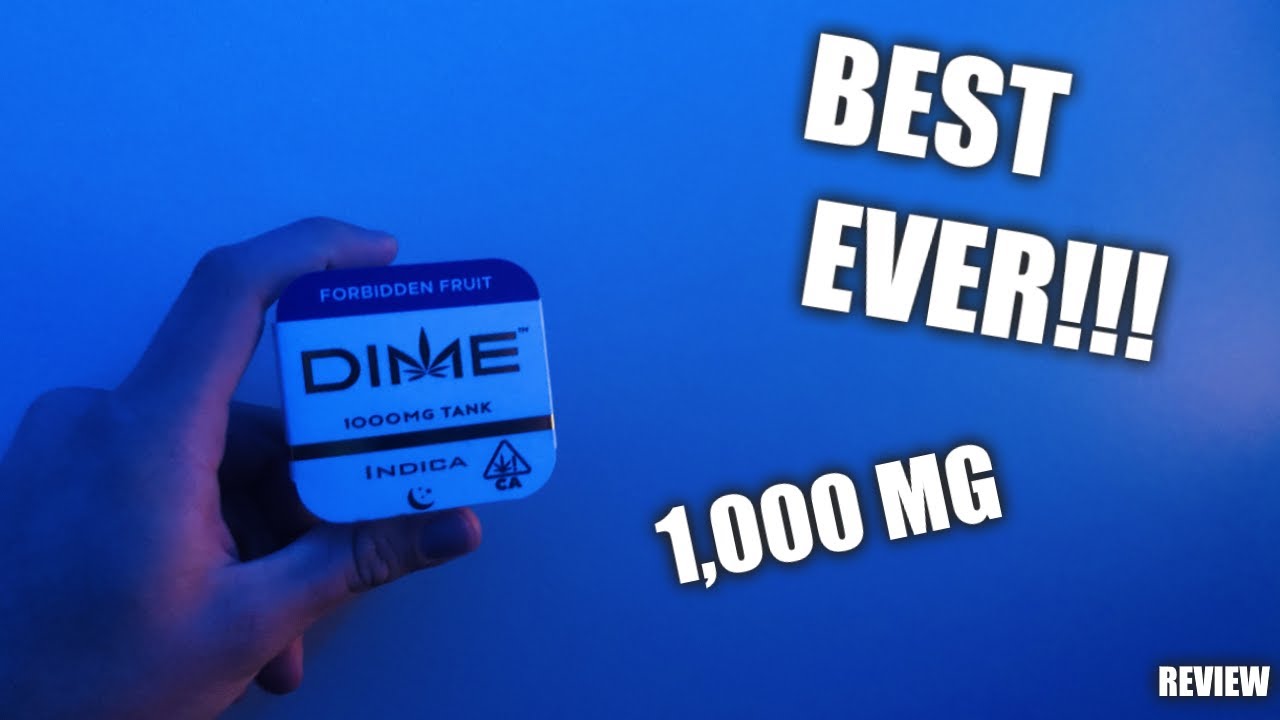 1,000 MG DIME CART - Forbidden Fruit REVIEW!