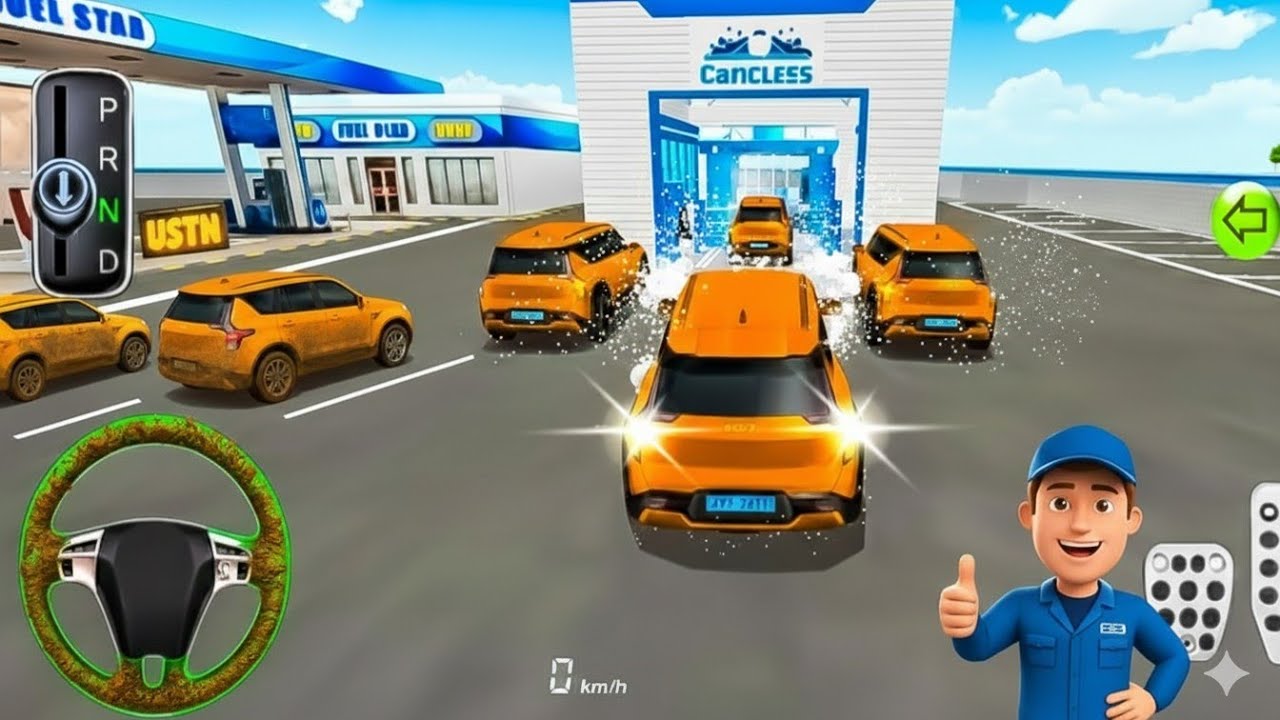 Unlimited Kia EV9 Collection Parking Gass Pump ⛽ Driving Class Game-3D Simulator Game #games 