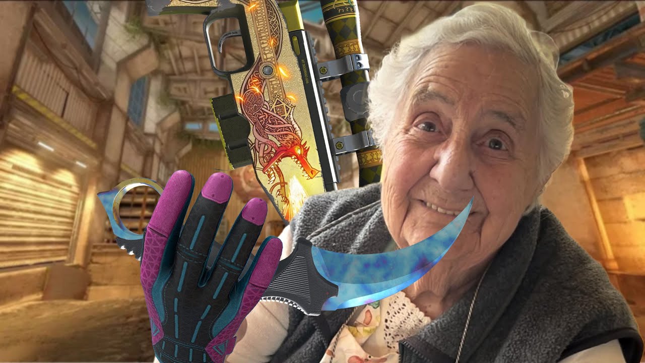 Grandma Has a Tier 1 Blue Gem (CS2 Funny Moments)