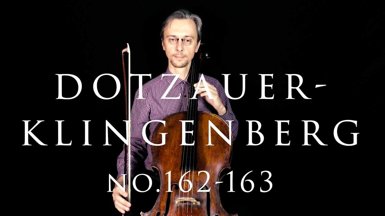 Dotzauer-Klingenberg Metodo para Violoncelo No.162-163 | Cello Method