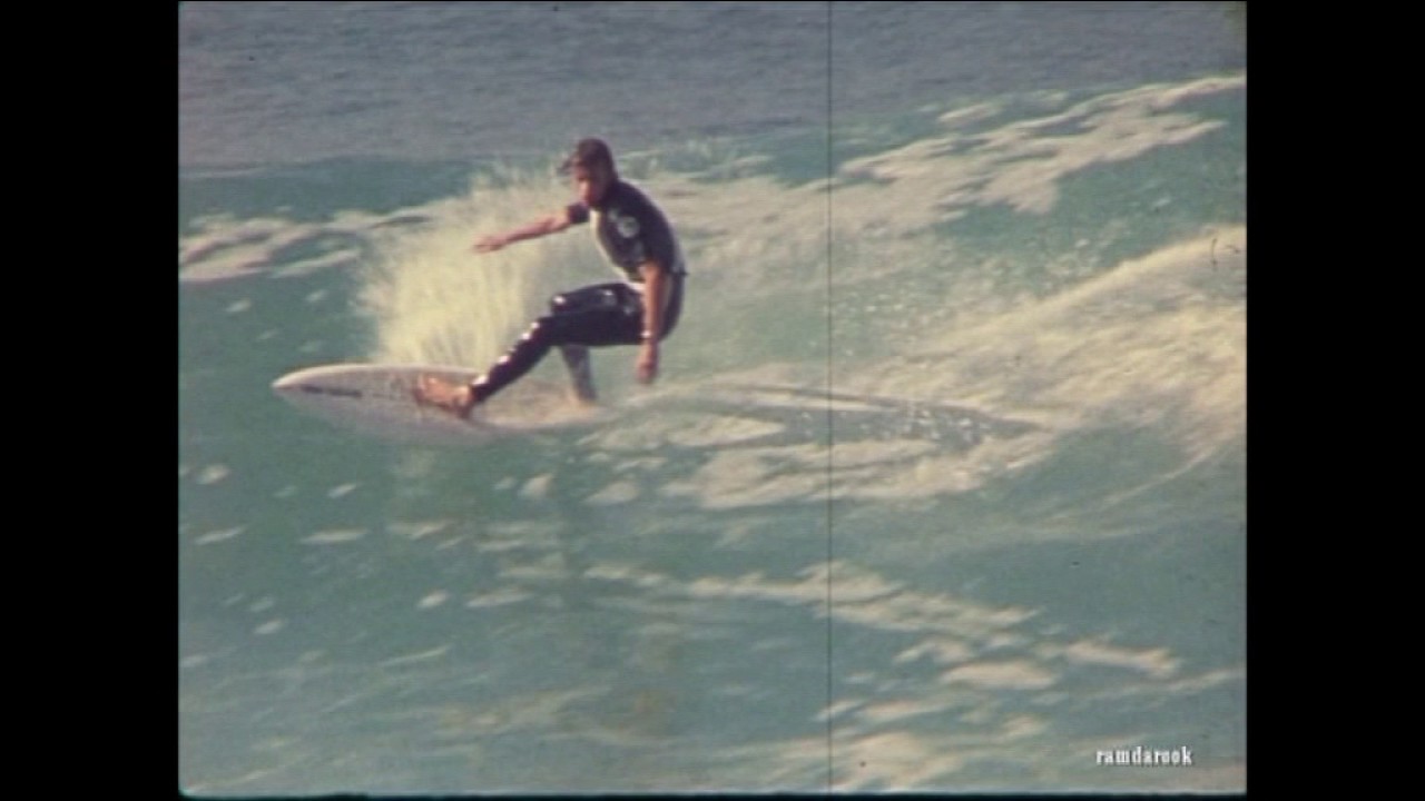 Mark Richards, Wayne Lynch, PT & Rabbit Bells Beach 1979/1980. Filmed by Ross Myers.