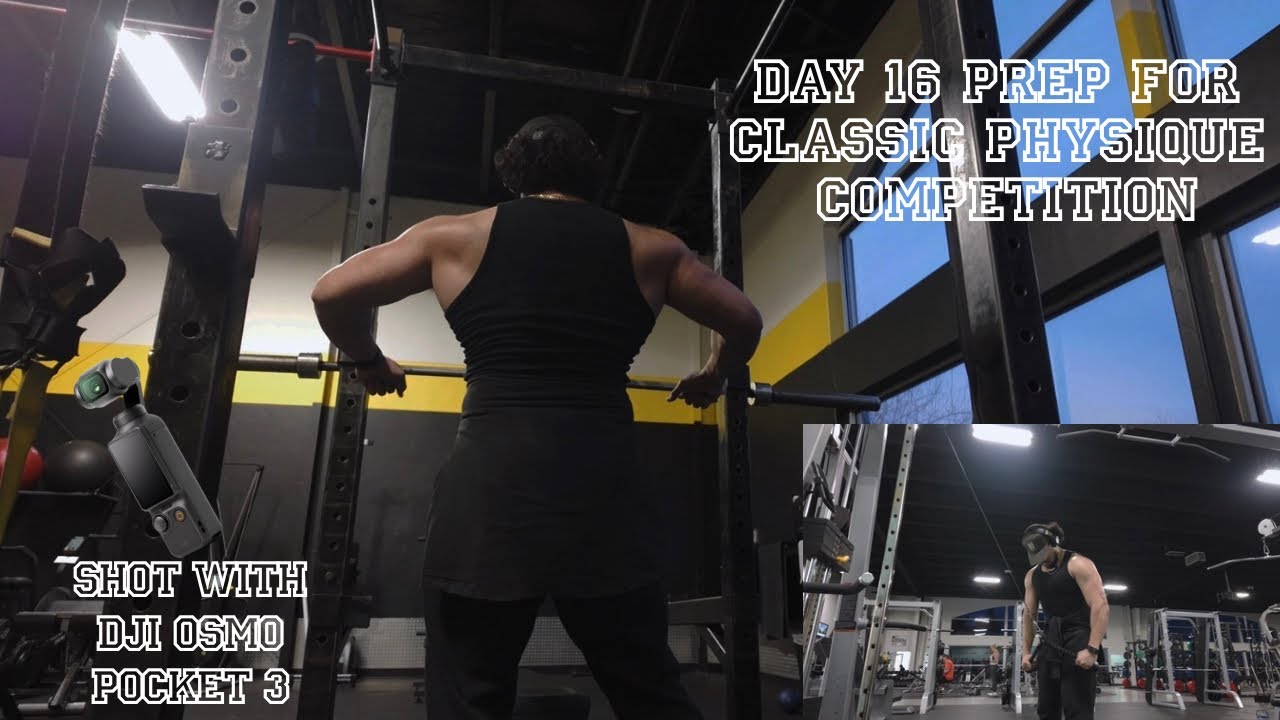 Day 16 of Prep. (w/ DJI Osmo Pocket 3 in Gold's Gym)