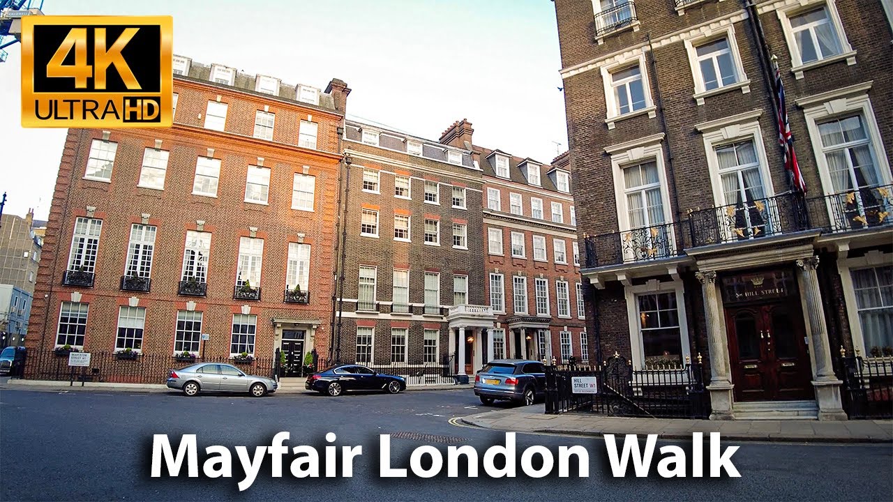 6am LONDON Mayfair Walk | Luxury Rich Area | West End | 4K UHD 3D 360° binaural audio 🎧