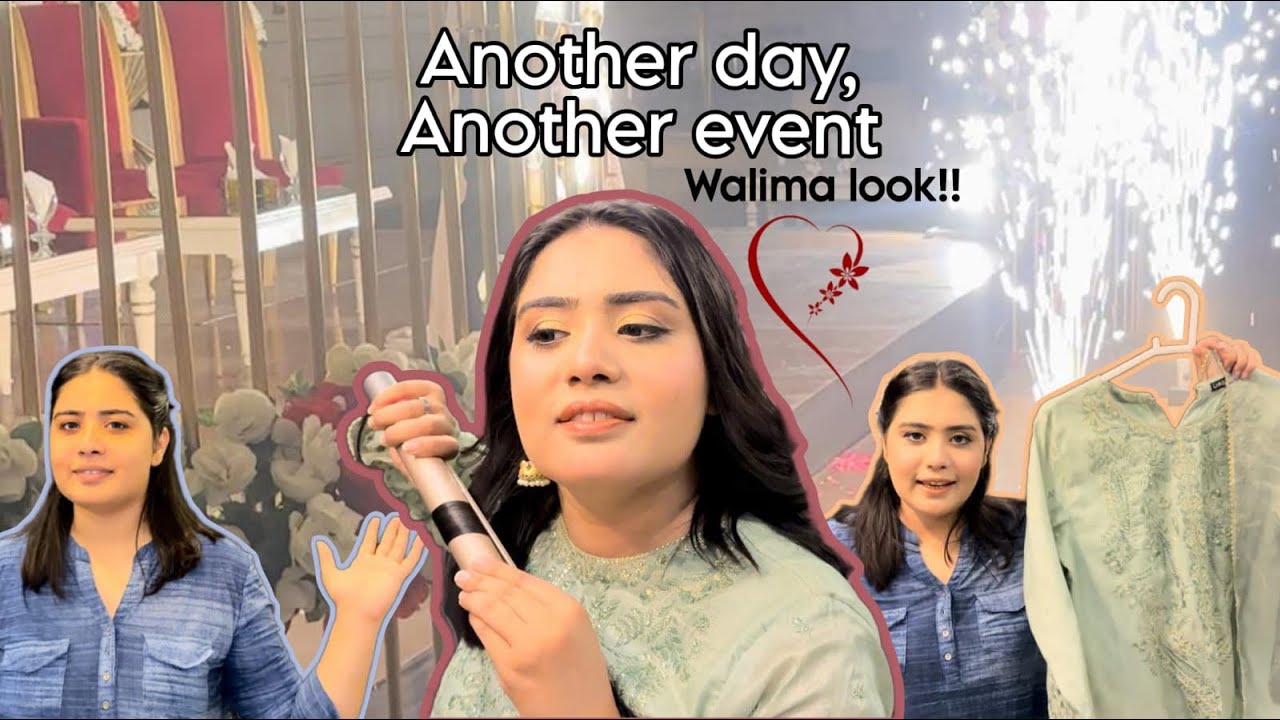Another day Another event| walima look | make up tutorial by aqsa shafique 💄💄