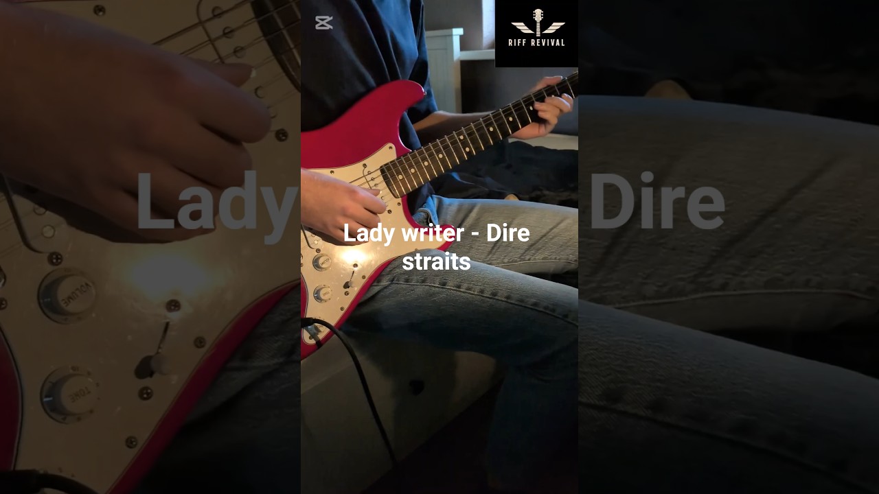 One of my favorite Dire Straits riffs to play 🎸#classicrock #guitarsolo #direstraits #markknopfler
