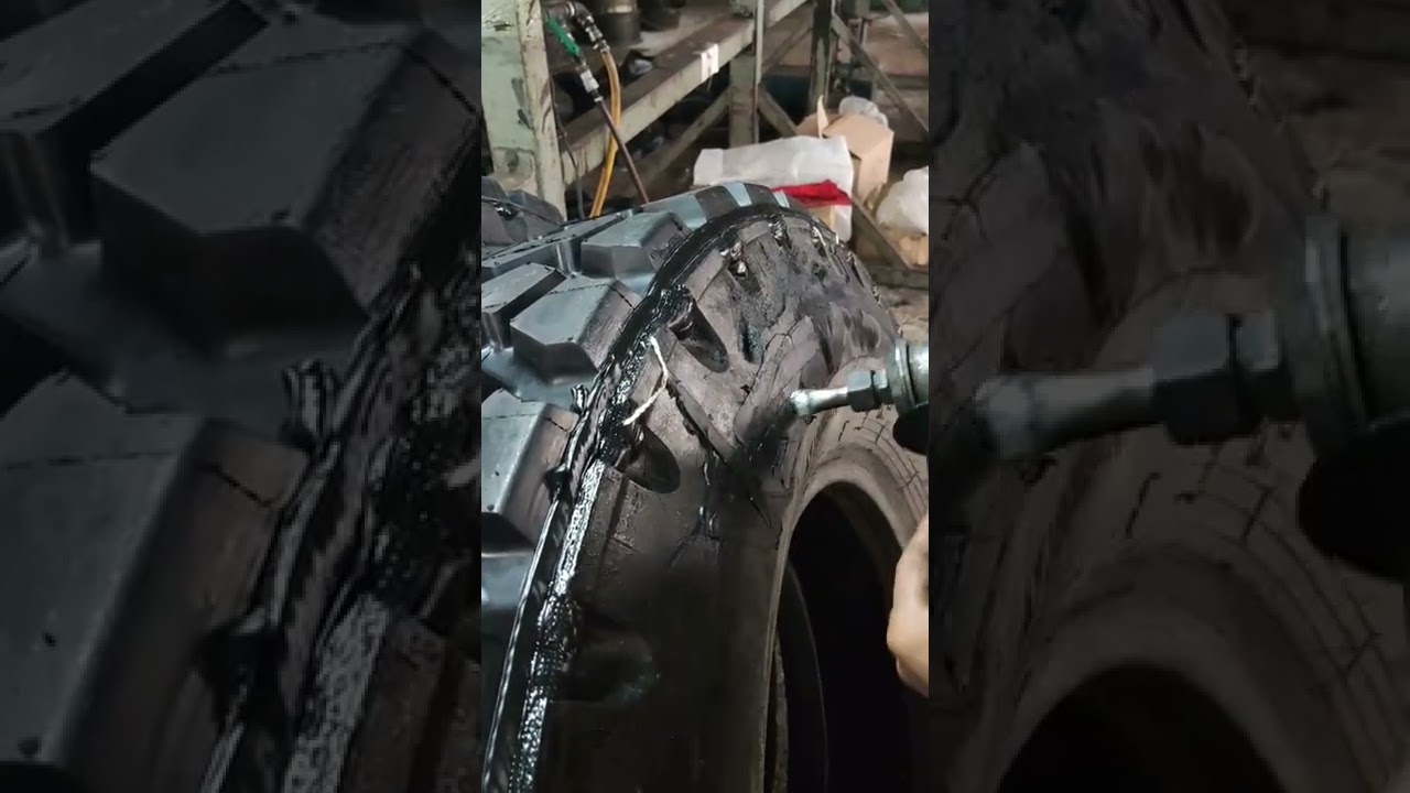 TYRES VULCANIZING REPAIR #shorts #tirerepair #vulcanizing
