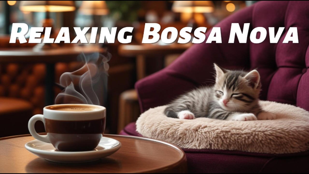 Relaxing Bossa Nova Jazz ☕ Cozy Cafe Music for Study, Work & Calm Evenings