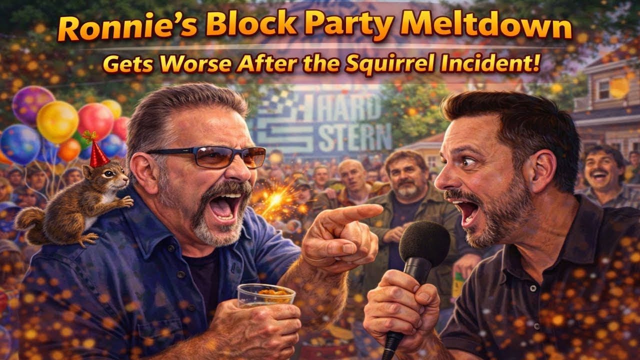 Ronnie’s Block Party Meltdown Gets Worse After the Squirrel Incident!🔥🐿️ - Show Howard Stern TV