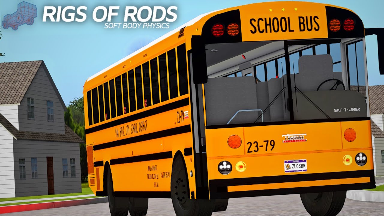 Country Route in a 2023 Thomas HDX! | Rigs of Rods