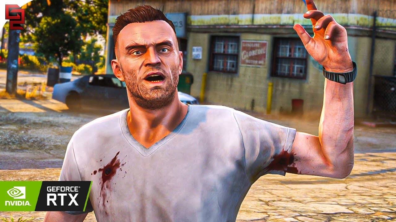 GTA V: 'Trevor Philip Industries' Mission RTX&trade; 3090 Gameplay [4k] Max Settings - QuantV Graphics MOD
