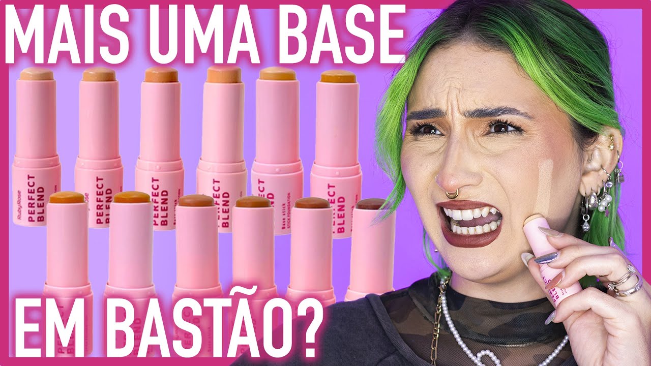 RESENHA SINCERONA BASE STICK PERFECT BLEND RUBY ROSE | V&Iacute;CIO BLOG