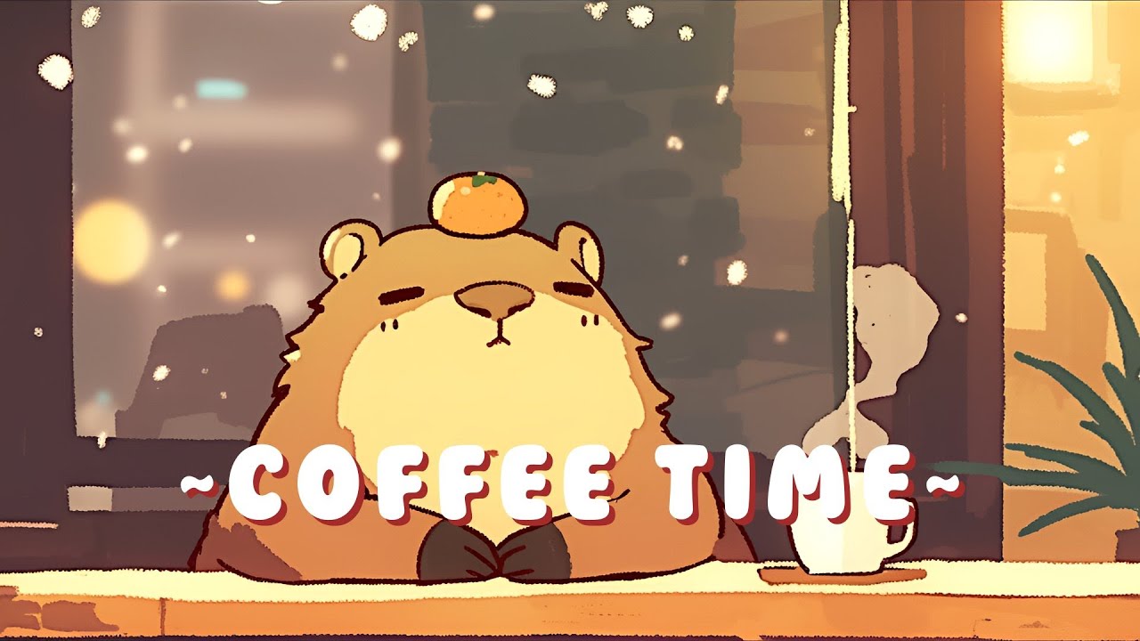 Capybara Lofi Collection - Chill Beats to Help You Relax ~ Tranquil Mood ~ 📚 🎵