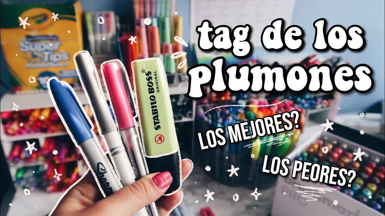 ¿PLUMONES QUE ODIO? TAG DE LOS PLUMONES - DanielaGmr ♥