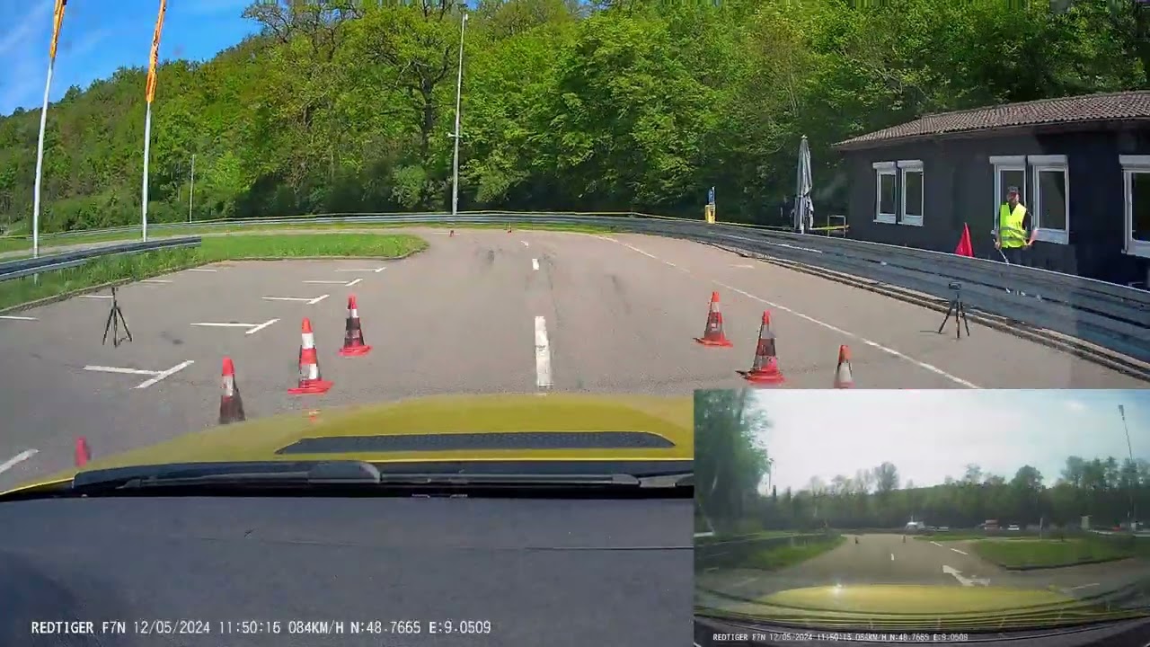 DMSB Slalom OC Winnenden - VÜA Solitude - 12.05.2024 - BMW M3 E46 - 1. Wertungslauf