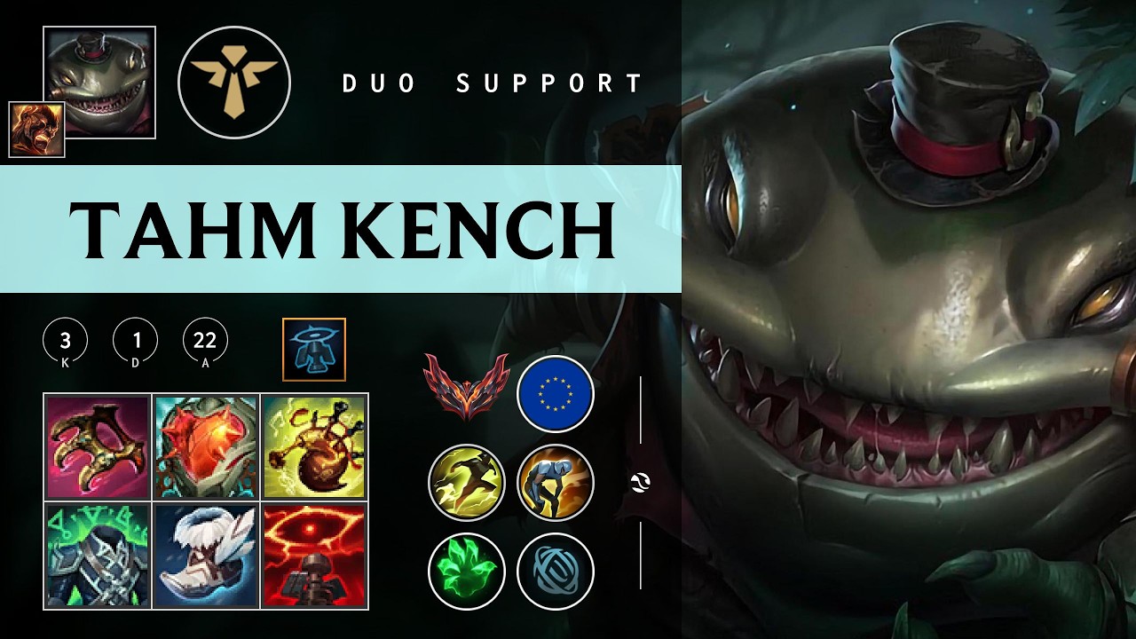 Tahm Kench Support vs Yuumi - EUW Grandmaster Patch 26.05