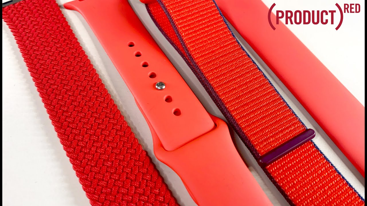 New Fall 2020 Product Red Apple Watch Bands | Sport Loop, Sport Band, Solo Loop & Braided Solo Loop!