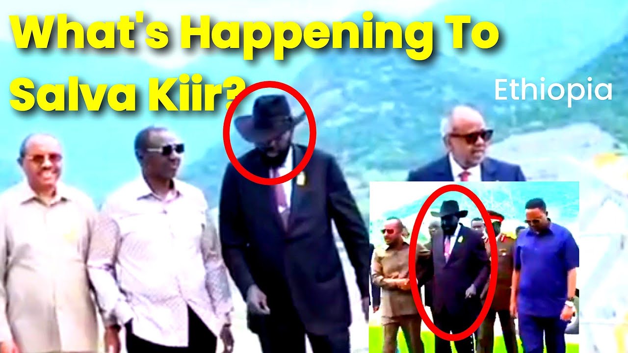 Salva Kiir struggles to walk in Ethiopia as Abiy Ahmed comes to his rescue