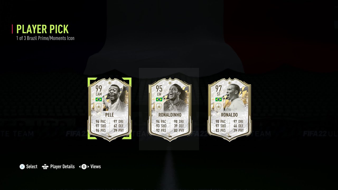CRAZY BRAZILIAN PRIME OR MOMENTS ICON PLAYER PICKS! #FIFA22 ULTIMATE TEAM