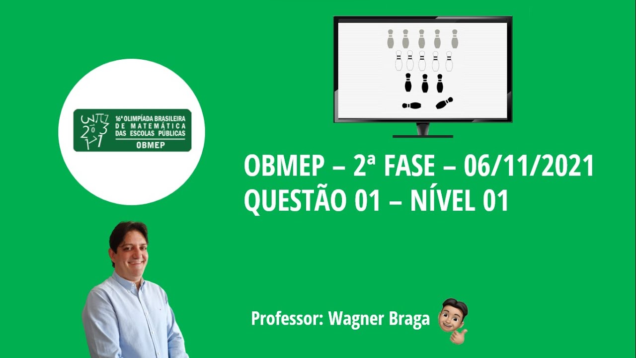 Questão 01 - OBMEP - 2ª Fase 2021 - Nível 01 - Gabarito - Resolução