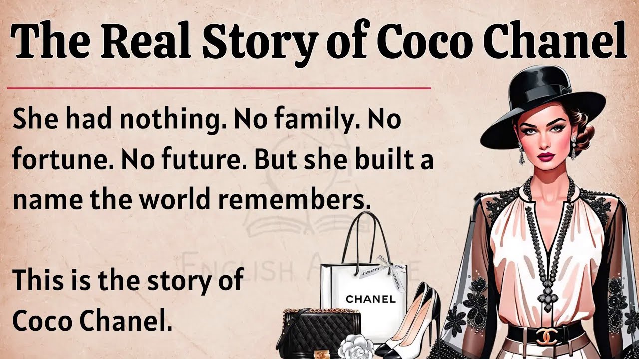 The Real Story of Coco Chanel || Learn English Through Story Level 3 🔥 || Graded Reader ✅️