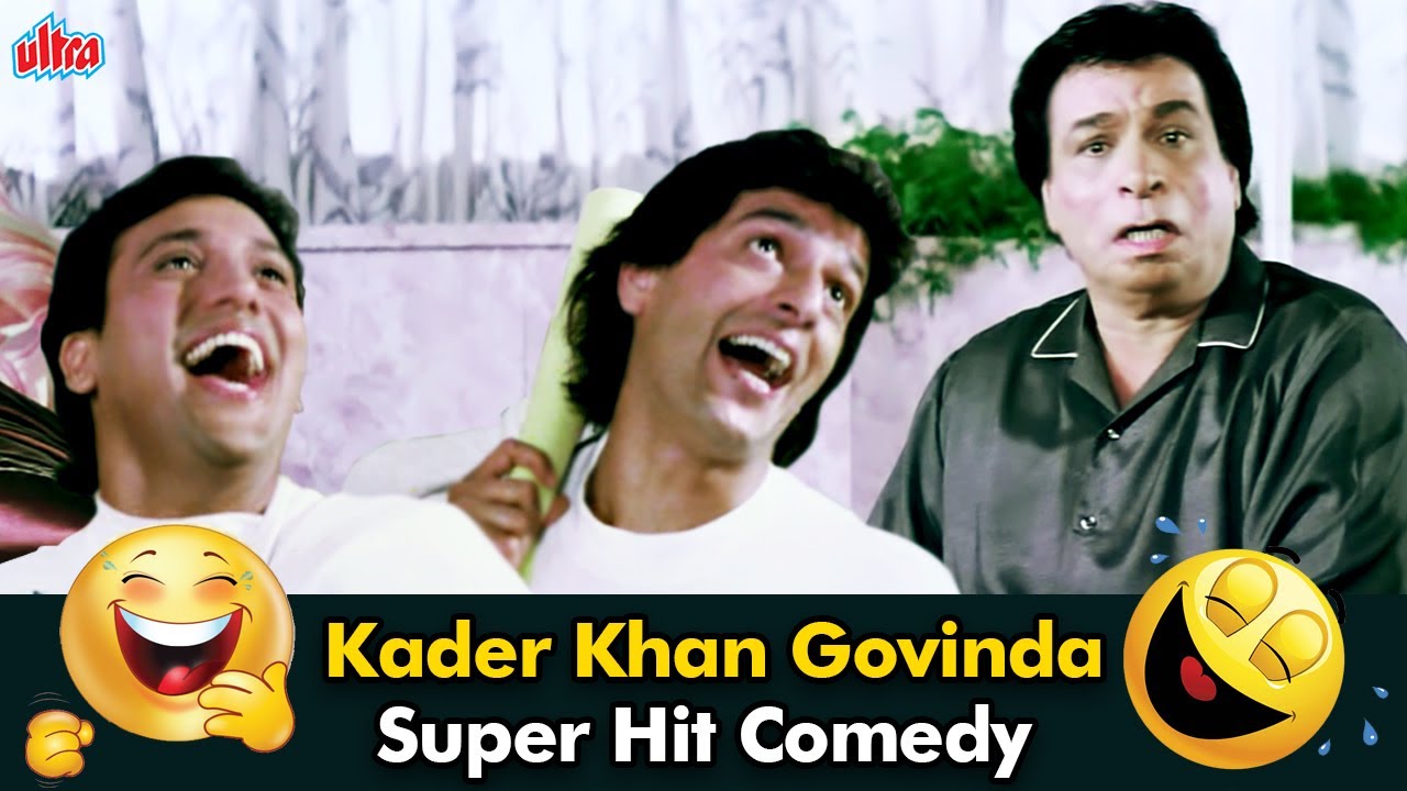 कादर खान गोविंदा चंकी पांडे की लगातार हसी के धमाके देखिये पूरा वीडियो - Aankhen Movie Comedy Scenes