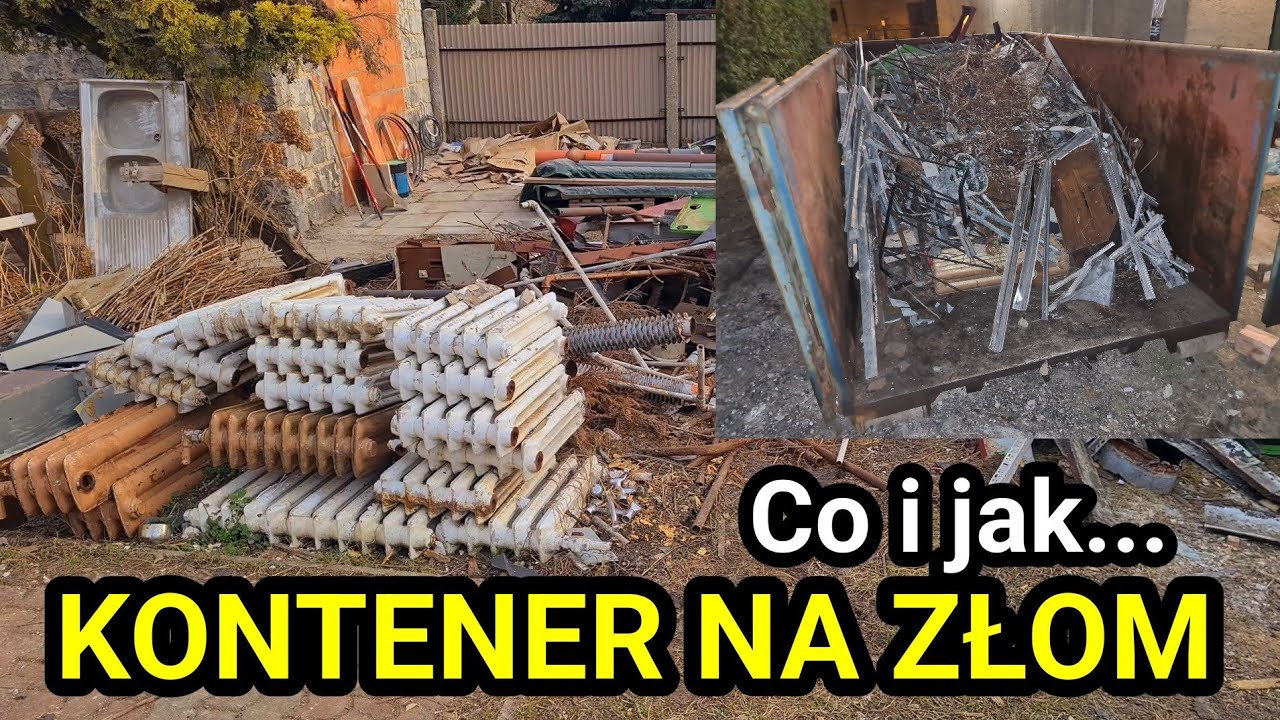 KONTENER NA ZŁOM - CO I JAK, ILE KOSZTUJE WYNAJEM? - REMONT DOMU TYPU KOSTKA 