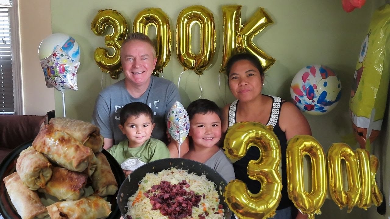 BUHAY AMERIKA: THANK YOU 300K SUBS! MAY REBELASYON SI DEDDY!  AIR FRIED EGG EGGROLLS SUCCESS KAYA?