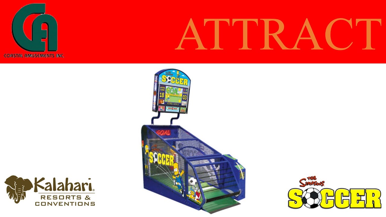 The Simpsons Soccer - Attract Mode