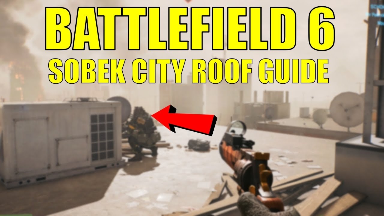 BF6 How to get on the roof on Sobek City Buildings!  (outdated) #bf6