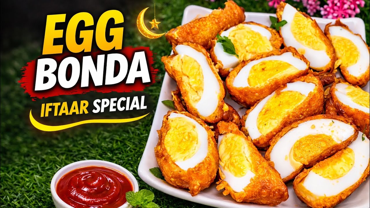 Anda bonda recipe for Iftaar || Egg bonda recipe for Ramzan special 