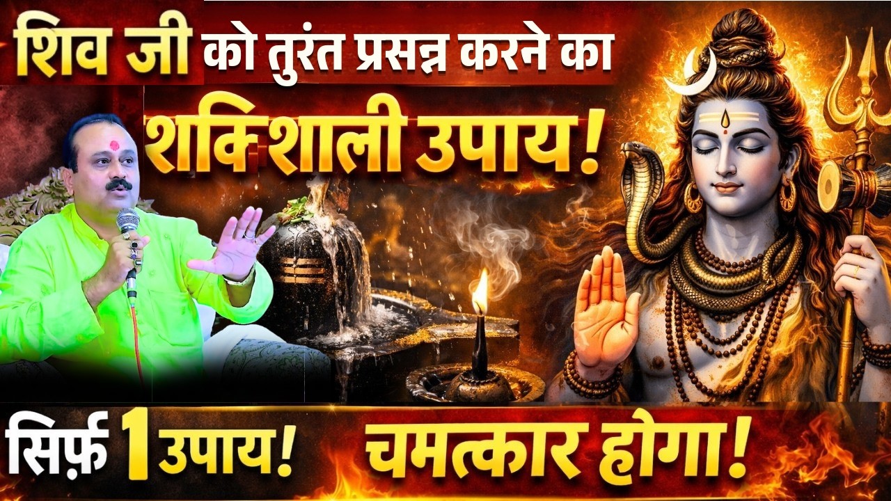 💥 शिव जी को तुरंत प्रसन्न करने का शक्तिशाली उपाय! #viralvideo #astrology #bhavishyafal #live