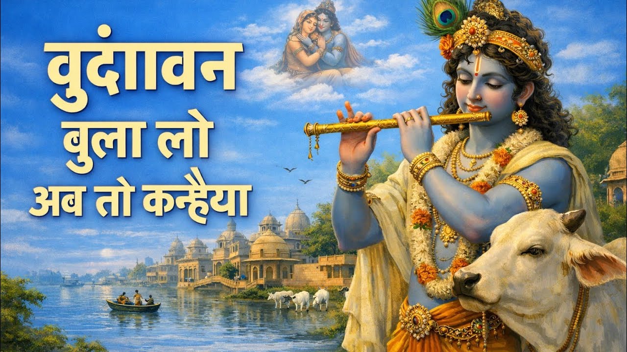 वृंदावन बुला लो अब तो कन्हैया | new krishna bhajan | krishna bhajan #krishna #bhajan