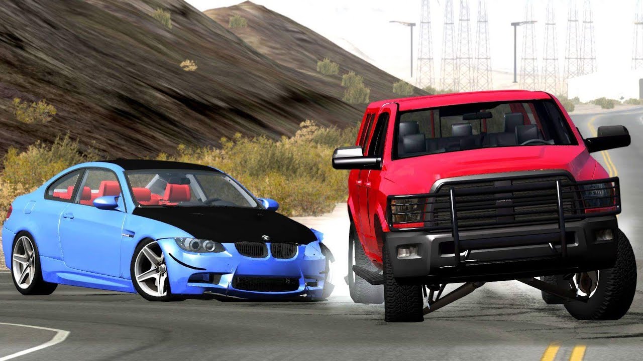 Car High Speed & Loss Control Crashes - BeamNG.Drive