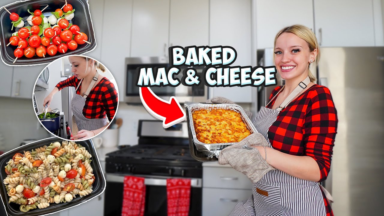 COOK WITH ME FOR CHRISTMAS! *BAKED MAC & CHEESE RECIPE* | VLOGMAS DAY 24