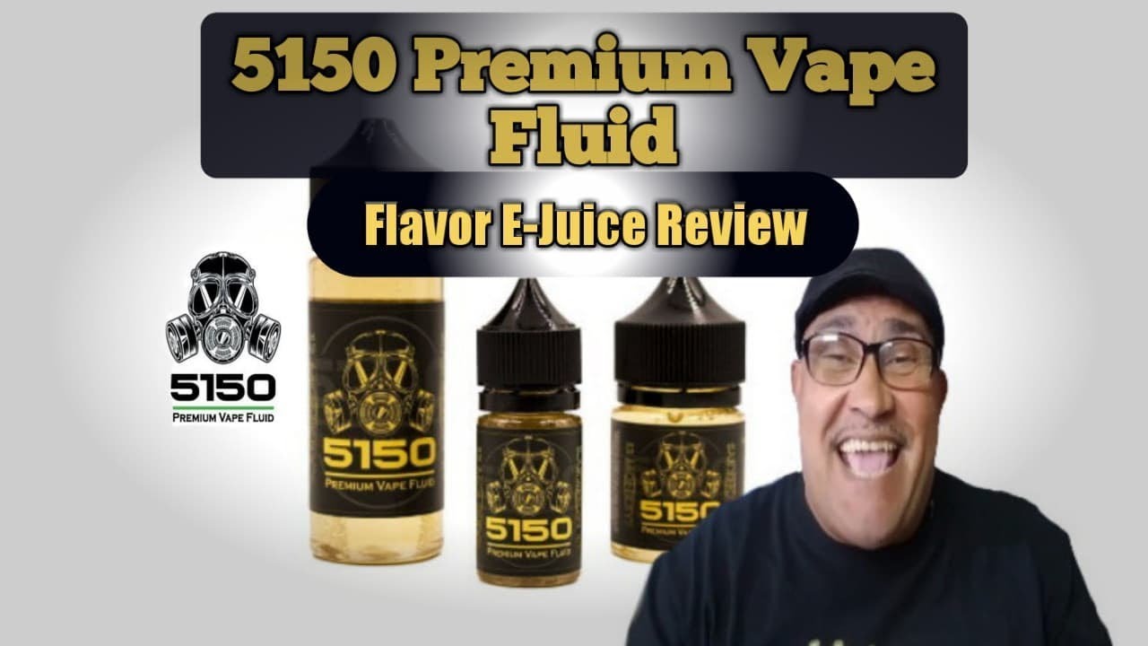 5150 Premium Vape Fluid 12 Monkey's Liquid E-Juice Review 🔞🚭