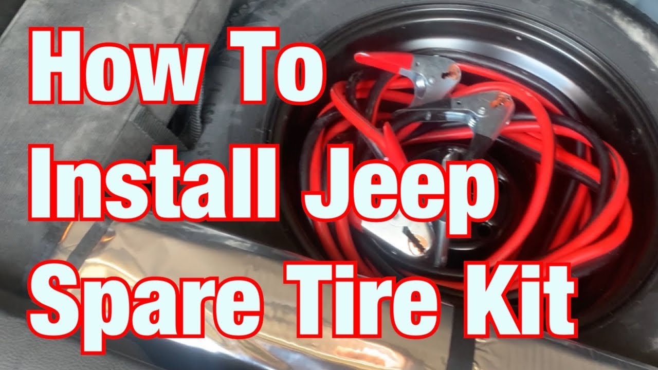 Spare Tire Kit for Jeep Renegade Install (MOPAR)