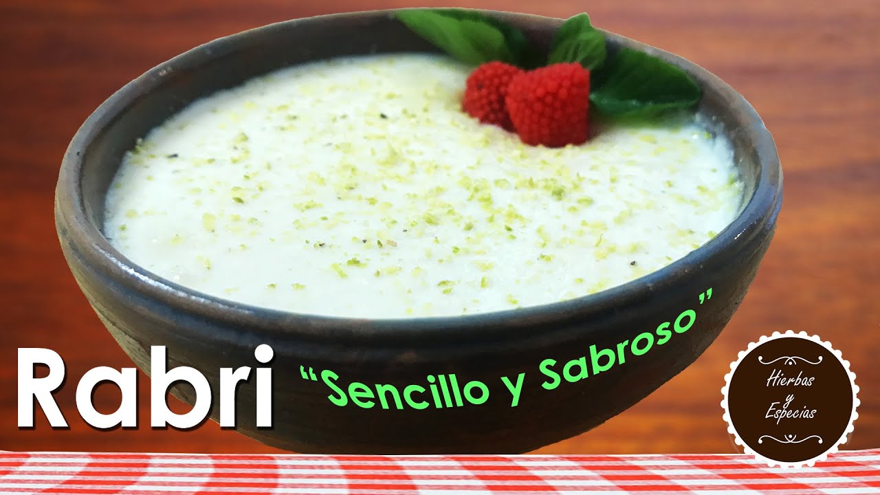 RABRI - Postre Indio ( como hacer comida de la India)