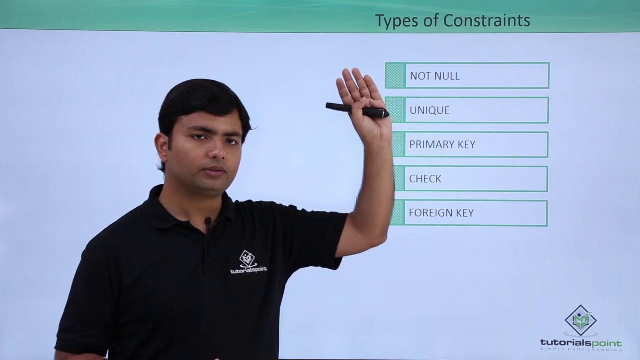 Oracle - SQL - Constraints