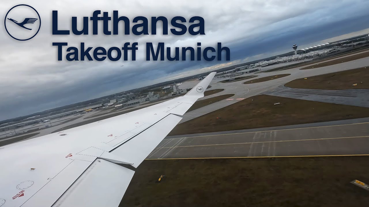 [4K] Lufthansa CityLine Bombardier CRJ-900 ✈ Parallel Takeoff Munich
