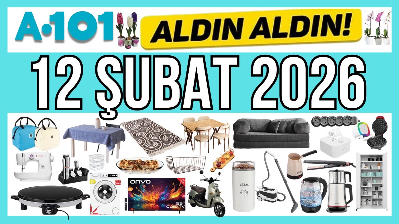 MUTFAĞINA ÖZEN GÖSTERENLER FİYATLAR DÜŞMÜŞKEN KAÇIRMAYIN! 12 ŞUBAT PERŞEMBE A101 AKTÜEL KATALOĞU