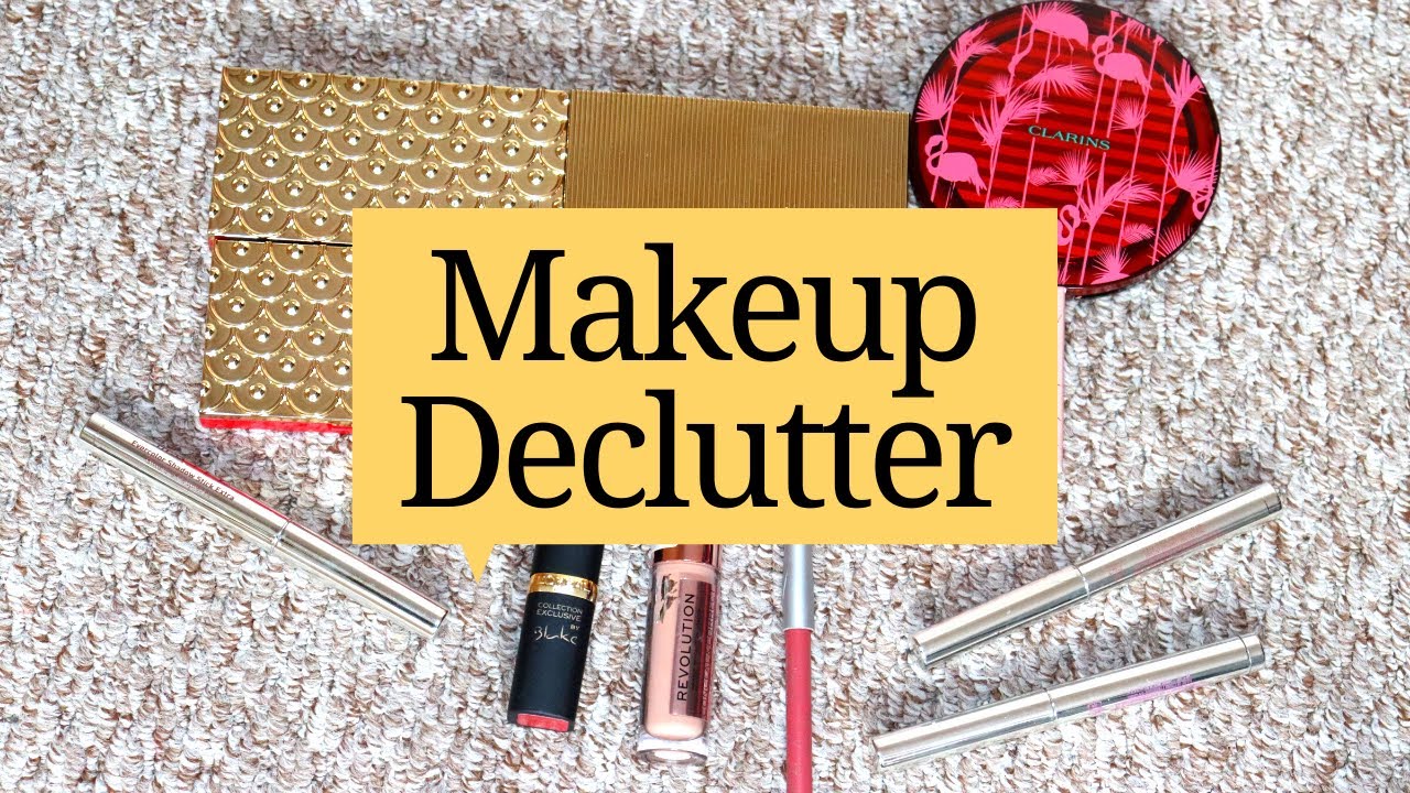 A Long Overdue Makeup DECLUTTER // Makeup I'm Getting Rid Of