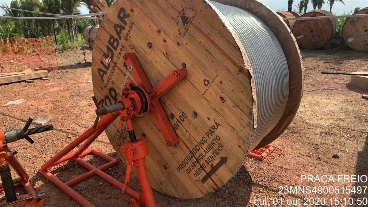 LANÇAMENTO DE CABOS - LINHA DE TRANSMISSÃO