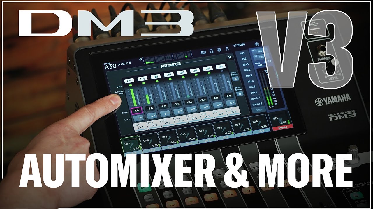 Серия DM3: V3 с Automixer и многим другим…